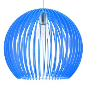 Lampa wisząca chromowana-niebieska HAGA 1xE27x60W Candellux 924160