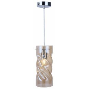 Lampa wisząca chromowana Pia 1xE27x60W wym: 120x12x12 cm Reality 845951 Lampa wisząca chromowana Pia 1xE27x60W wym: 120x12x12 cm Reality 845951