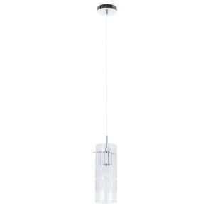 Lampa wisząca chromowana półprzezroczysty Max 1xE27x60W Italux 854393 Lampa wisząca chromowana półprzezroczysty Max 1xE27x60W Italux 854393