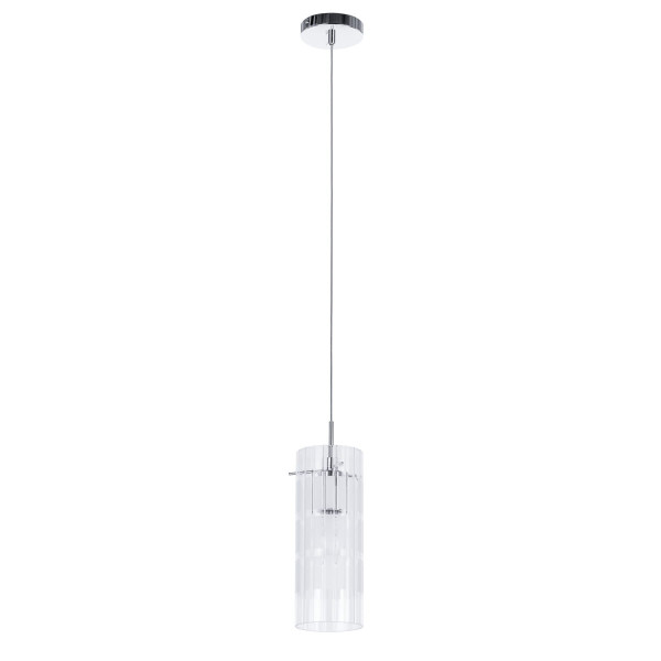 Lampa wisząca chromowana półprzezroczysty Max 1xE27x60W Italux 854393