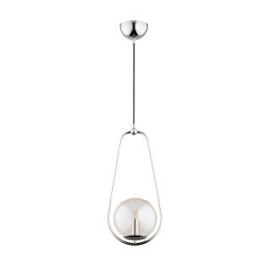 Lampa wisząca chromowana przezroczysta ELIPSA 1xE14x10W Alfa 841683 Lampa wisząca chromowana przezroczysta ELIPSA 1xE14x10W Alfa 841683