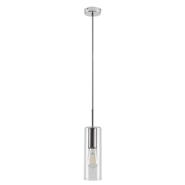 Lampa wisząca chromowana-przezroczysta Esta 1xE27x40W Rabalux 952559