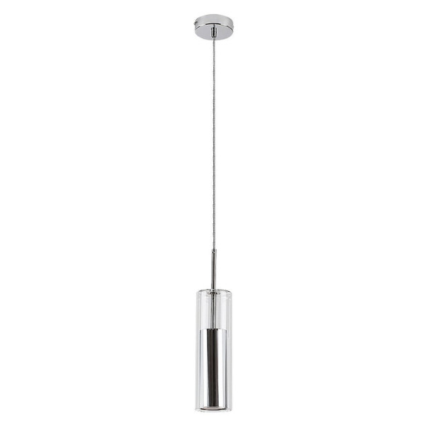 Lampa wisząca chromowana przezroczysta Kalevi 1xGU10x50W Rabalux 952564