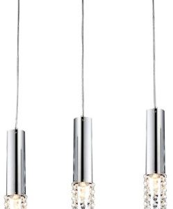 Lampa wisząca chromowana-przezroczysty DUERO 3xGU10x3W Candellux 857946 Lampa wisząca chromowana-przezroczysty DUERO 3xGU10x3W Candellux 857946