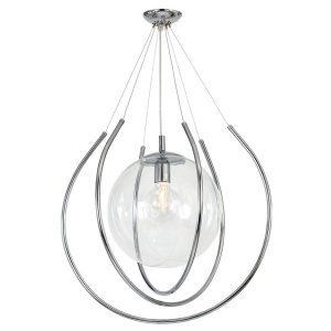Lampa wisząca chromowana przezroczysty FROM CHROM 1xE27x60W Aldex 846507 Lampa wisząca chromowana przezroczysty FROM CHROM 1xE27x60W Aldex 846507