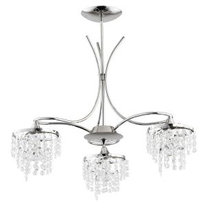 Lampa wisząca chromowana przezroczysty KALIOPA 3xE14x10W Alfa 841814 Lampa wisząca chromowana przezroczysty KALIOPA 3xE14x10W Alfa 841814