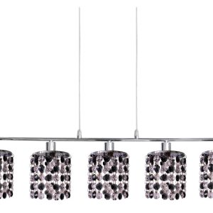 Lampa wisząca chromowana ROYAL 5xG9x40W wym: 95x80x12 cm Candellux 924980 Lampa wisząca chromowana ROYAL 5xG9x40W wym: 95x80x12 cm Candellux 924980