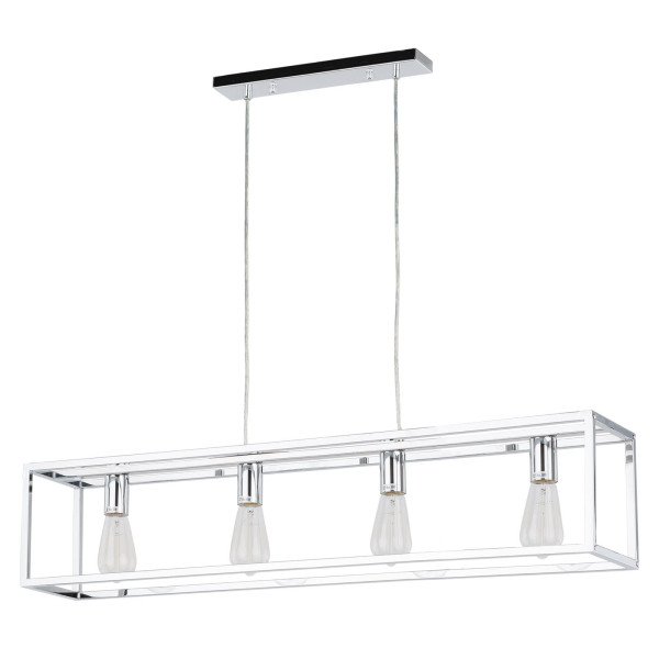 Lampa wisząca chromowana Sigalo 4xE27x60W wym: 140x98x18 cm Italux 854232
