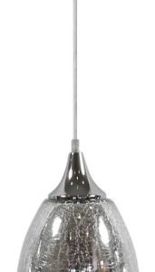 Lampa wisząca chromowana-srebrna CELIA 1xE27x60W Candellux 925416 Lampa wisząca chromowana-srebrna CELIA 1xE27x60W Candellux 925416