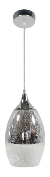 Lampa wisząca chromowana-srebrna CELIA 1xE27x60W Candellux 925416