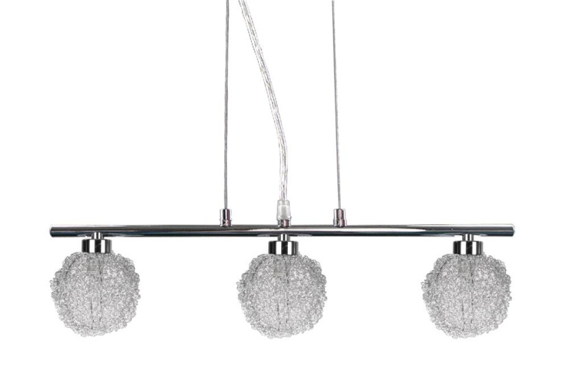 Lampa wisząca chromowana-srebrna WIND 3xG9x40W wym: 95x50x11 cm Candellux 924112
