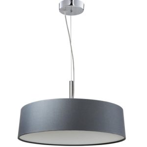 Lampa wisząca chromowana-szara BLUM 3xE27x60W wym: 110x40x40 cm Candellux 856390 Lampa wisząca chromowana-szara BLUM 3xE27x60W wym: 110x40x40 cm Candellux 856390