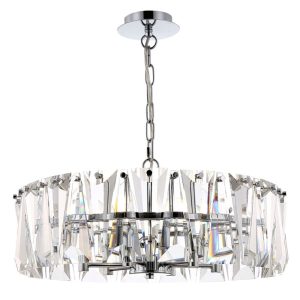 Lampa wisząca chromowana transparentna PUNTES 6xE14x60W Maytoni 852049 Lampa wisząca chromowana transparentna PUNTES 6xE14x60W Maytoni 852049