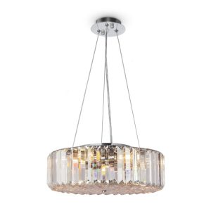 Lampa wisząca chromowana transparentna RECINTO 6xE27x60W Maytoni 851953 Lampa wisząca chromowana transparentna RECINTO 6xE27x60W Maytoni 851953