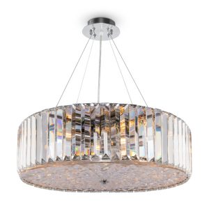 Lampa wisząca chromowana transparentna RECINTO 8xE27x60W Maytoni 852106 Lampa wisząca chromowana transparentna RECINTO 8xE27x60W Maytoni 852106