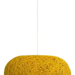 Lampa wisząca chromowana-żółta LIVIO 1xE27x60W wym: 110x38x38 cm Candellux 924182 Lampa wisząca chromowana-żółta LIVIO 1xE27x60W wym: 110x38x38 cm Candellux 924182