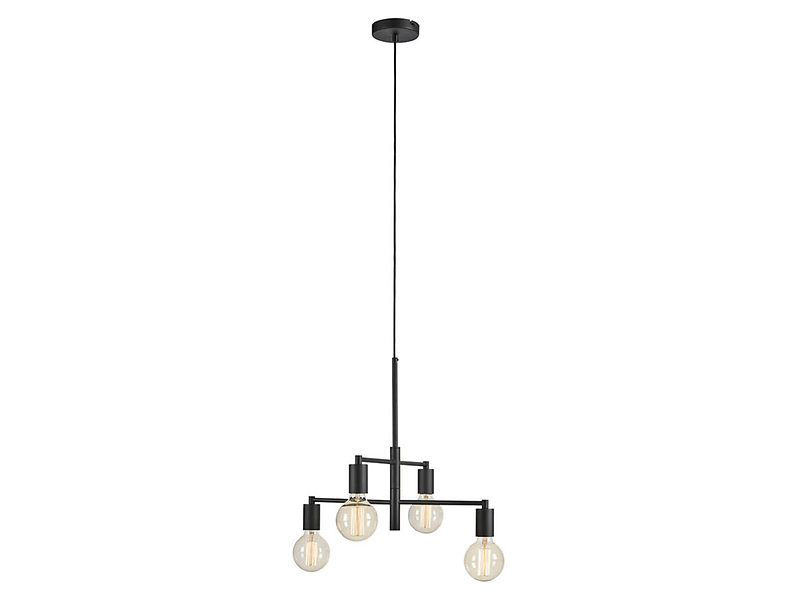 Lampa wisząca Cielo 4-punktowa metalowa czarna 113908