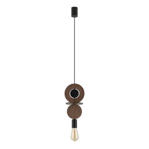 Lampa wisząca ciemne drewno-czarna DROPS WOOD C 1xE27x25W Nowodvorski 846141 Lampa wisząca ciemne drewno-czarna DROPS WOOD C 1xE27x25W Nowodvorski 846141