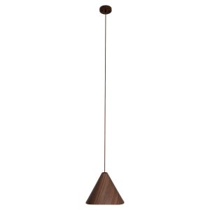 Lampa wisząca ciemne drewno orzechowe SAKURA 1xE27x60W Maxlight 854632 Lampa wisząca ciemne drewno orzechowe SAKURA 1xE27x60W Maxlight 854632