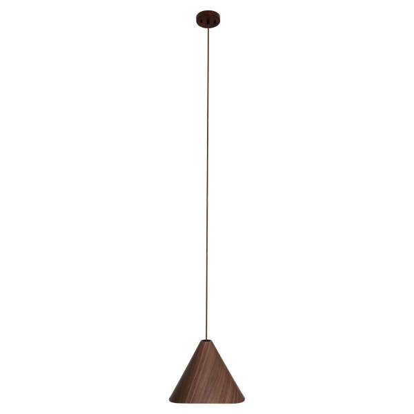 Lampa wisząca ciemne drewno orzechowe SAKURA 1xE27x60W Maxlight 854632
