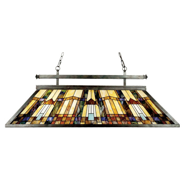 Lampa wisząca ciemny brąz Inglenook 3xE27x60W Quoizel 850234