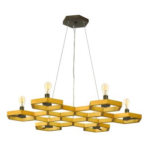 Lampa wisząca ciepłe złoto Moxie 6xE14x60W wym: 327,9×54,2×54,2 cm Hinkley 849373 Lampa wisząca ciepłe złoto Moxie 6xE14x60W wym: 327,9×54,2×54,2 cm Hinkley 849373