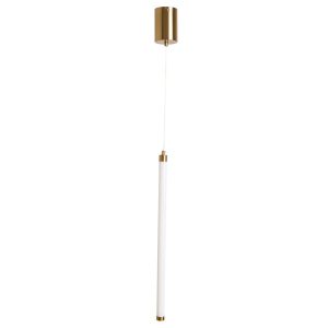 Lampa wisząca Cilinder biało-złota LED 1x16W Ciepła biel lm Abigali 847348 Lampa wisząca Cilinder biało-złota LED 1x16W Ciepła biel lm Abigali 847348