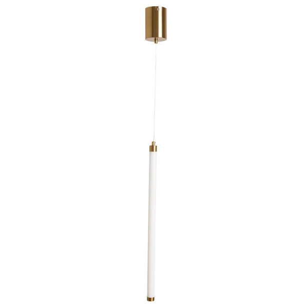 Lampa wisząca Cilinder biało-złota LED 1x16W Ciepła biel lm Abigali 847348