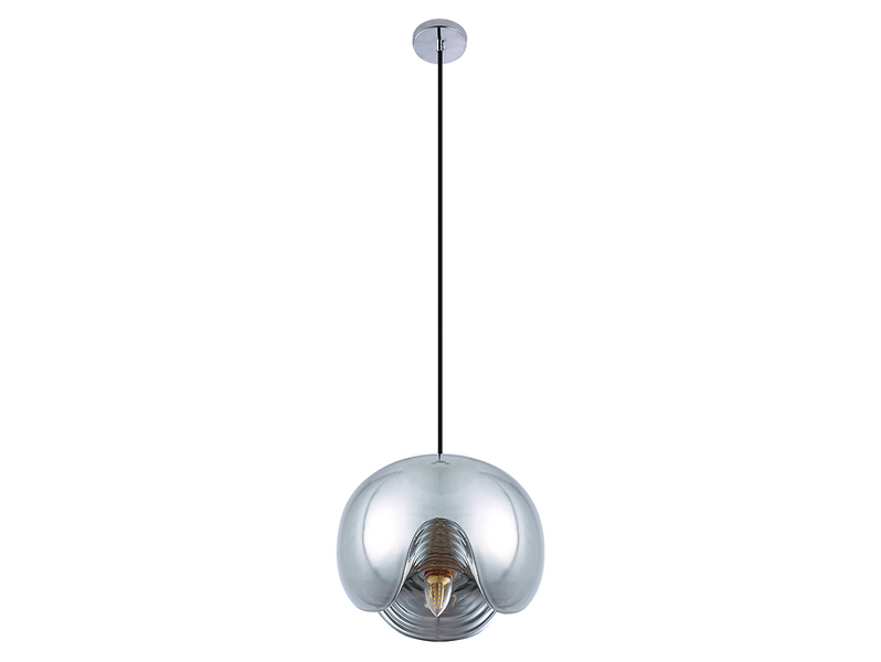 Lampa wisząca Cindy metalowa grafitowa 190799