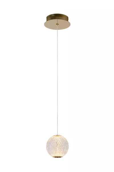 Lampa wisząca CINTRA złoto-odcienie złota LED 1x4.2W 2700K 250lm Lucide 850278