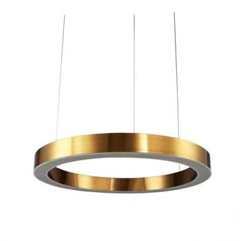 Lampa wisząca CIRCLE 40 ledowa 40 cm mosiądz 217486