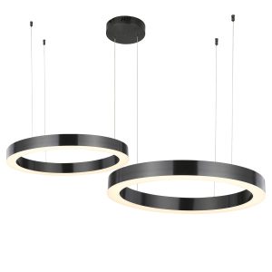 Lampa wisząca CIRCLE 40+60 LED tytanowa 1 podsufitce 814669 Lampa wisząca CIRCLE 40+60 LED tytanowa 1 podsufitce 814669