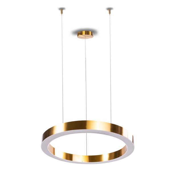 Lampa wisząca CIRCLE 60 LED mosiądz szczotkowany 60 cm 814675