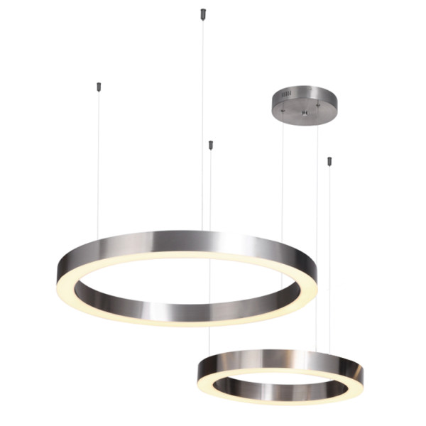 Lampa wisząca CIRCLE 60+80 LED nikiel 1066015