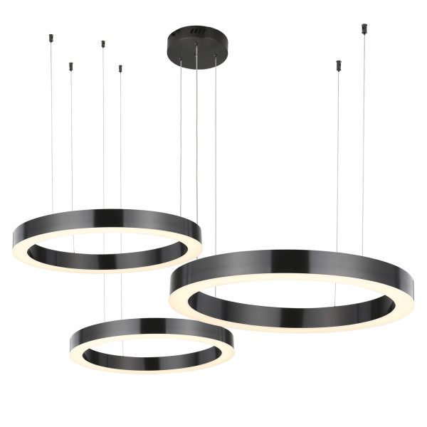 Lampa wisząca CIRCLE 60+80+100 LED TYTAN na 1 podsufitce 814673