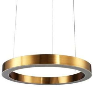 Lampa wisząca CIRCLE 80 ledowa 80 cm mosiądz 193601