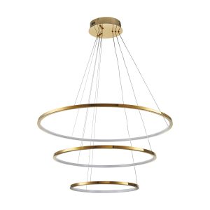 Lampa wisząca CIRCLE SLIM 40+60+80 LED złoty 40 cm + 60 cm + 80 cm 1065997