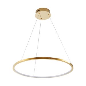 Lampa wisząca CIRCLE SLIM 60 LED złoty 60 cm 814671