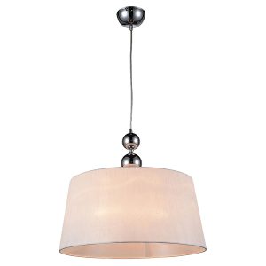 Lampa wisząca Clara tkaninowa biała 196100