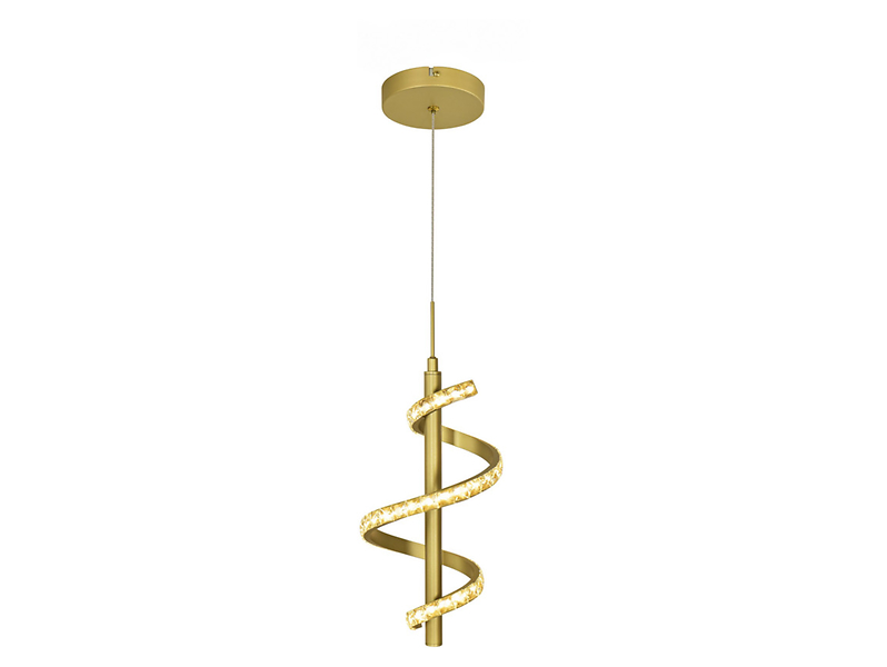 Lampa wisząca Claret LED ze ściemniaczem złota 593762