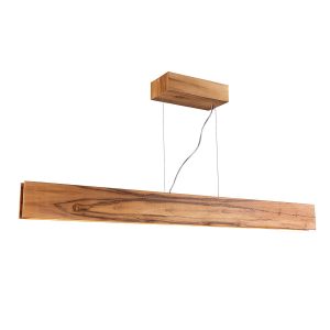 Lampa wisząca CLEAN fornir tekowy LED 1x29W Ciepła biel 1685lm Quintiesse 836961