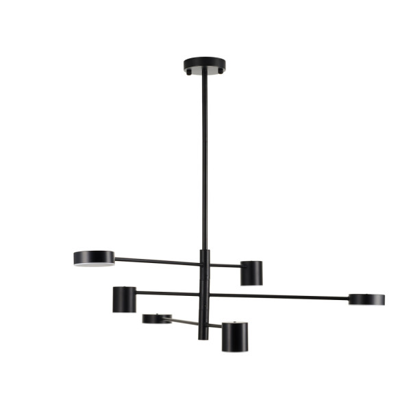 Lampa wisząca CLEX - 6P LED czarna 100 cm 744122