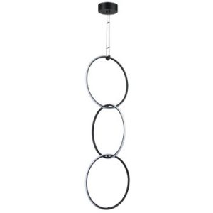 Lampa wisząca COCO 3 LED czarna 40 cm 184867 Lampa wisząca COCO 3 LED czarna 40 cm 184867