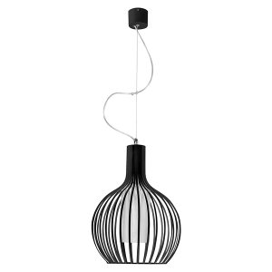 Lampa wisząca Coco Black metalowa czarna 7209 Lampa wisząca Coco Black metalowa czarna 7209