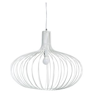 Lampa wisząca Coco Large metalowa biała 37443 Lampa wisząca Coco Large metalowa biała 37443