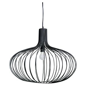 Lampa wisząca Coco Large metalowa czarna 36688 Lampa wisząca Coco Large metalowa czarna 36688