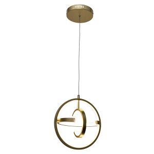 Lampa wisząca Coco LED metalowa złota 246662 Lampa wisząca Coco LED metalowa złota 246662
