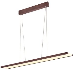 Lampa wisząca Coconut ciemne drewno-bialy LED 1x28W 4000K 1750lm Apeti 362285 Lampa wisząca Coconut ciemne drewno-bialy LED 1x28W 4000K 1750lm Apeti 362285