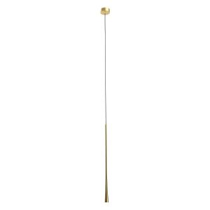 Lampa wisząca COFFEE złota LED 1x7W Ciepła biel 218lm Maxlight 845612 Lampa wisząca COFFEE złota LED 1x7W Ciepła biel 218lm Maxlight 845612