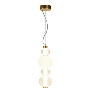 Lampa wisząca COLLAR mosiężno-złota LED 1x17W Ciepła biel 950lm Maytoni 851976